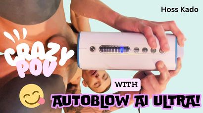 WILD POINT-OF-VIEW of Hoss Kado using Autoblow